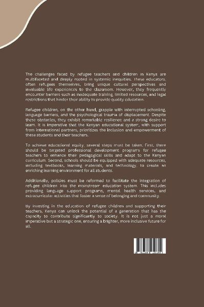 Produktbild: Refugee Teachers, Refugee Children: A Call for Educational Equity in Kenya