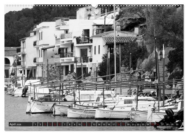 Produktbild: Mallorca monochrom (Wandkalender 2026 DIN A2 quer), CALVENDO Monatskalender