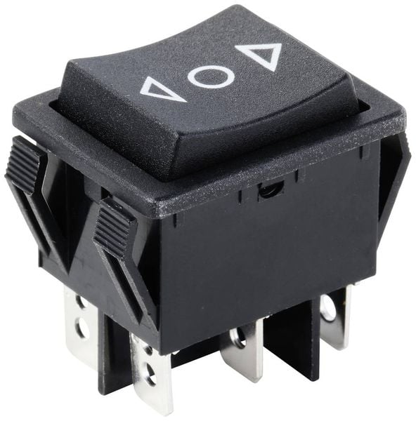 Produktbild: TRU COMPONENTS TC-9957468 Wippschalter R5-SP3072 250 V/AC 16 A 2 x (Ein)/Aus/(Ein) tastend/0/tastend 1 St.