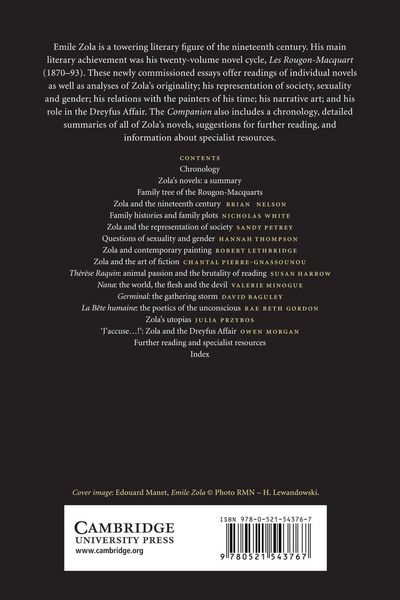 Produktbild: The Cambridge Companion to Zola