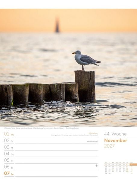 Produktbild: Am Meer Wochenplaner Kalender 2027