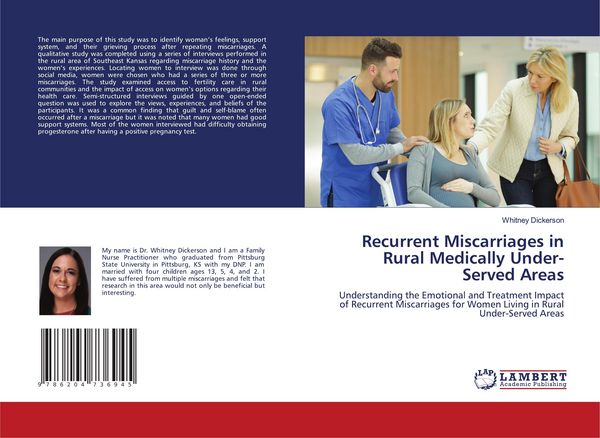 Produktbild: Recurrent Miscarriages in Rural Medically Under-Served Areas