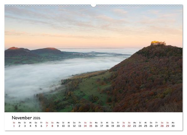 Produktbild: Faszination Schw&auml;bische Alb (Wandkalender 2026 DIN A2 quer), CALVENDO Monatskalender