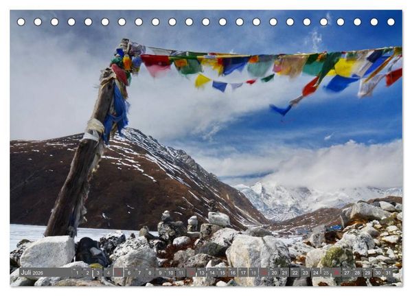 Produktbild: Himalaya (Tischkalender 2026 DIN A5 quer), CALVENDO Monatskalender