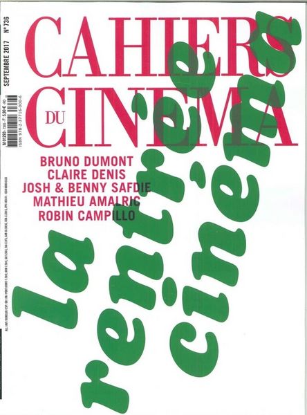 Produktbild: Cahiers du cinema n 736 rentree