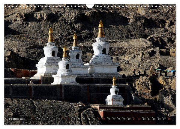 Produktbild: Stupas &ndash; Buddhistische Sakralbauten 2026 (Wandkalender 2026 DIN A3 quer), CALVENDO Monatskalender