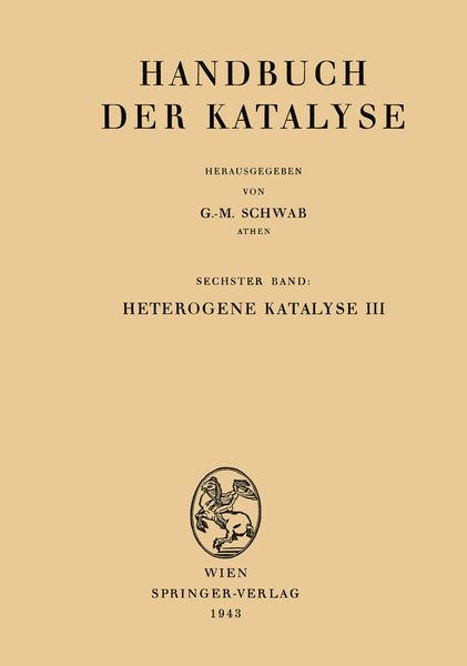Produktbild: Heterogene Katalyse III