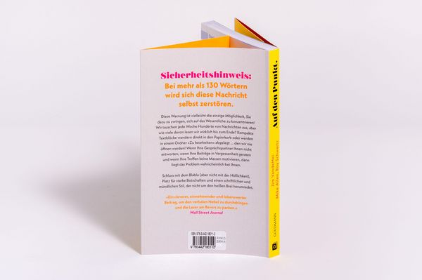 Produktbild: Auf den Punkt &ndash; Mit wenigen Worten alles sagen