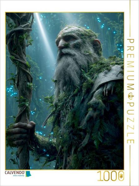 CALVENDO Puzzle Hüter des Waldes | 1000 Teile Lege-Größe 64x48cm Foto-Puzzle für glückliche Stunden
