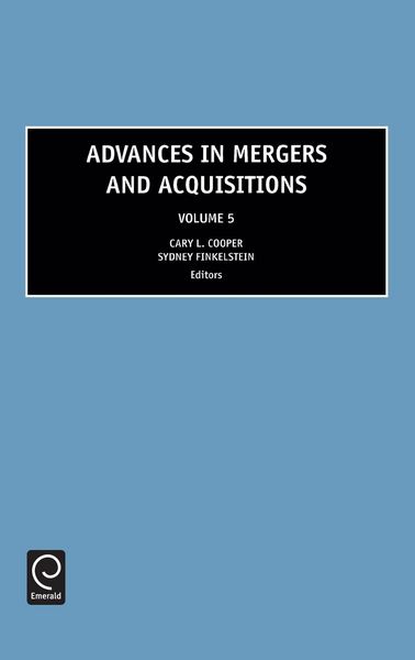 Produktbild: Advances in Mergers and Acquisitions