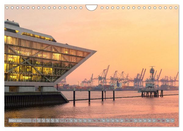 Produktbild: HAMBURG - Maritime Metropole (Wandkalender 2026 DIN A4 quer), CALVENDO Monatskalender