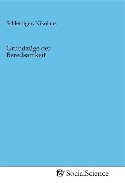 Produktbild: Grundz&uuml;ge der Beredsamkeit