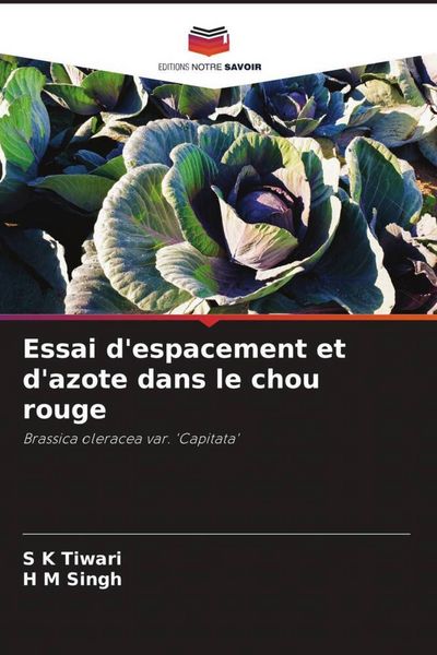 Produktbild: Essai d'espacement et d'azote dans le chou rouge