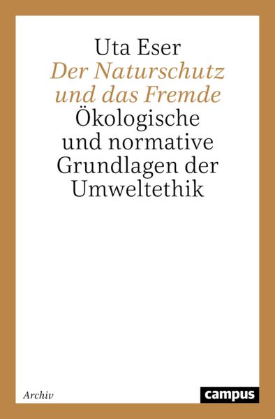 Produktbild: Der Naturschutz und das Fremde