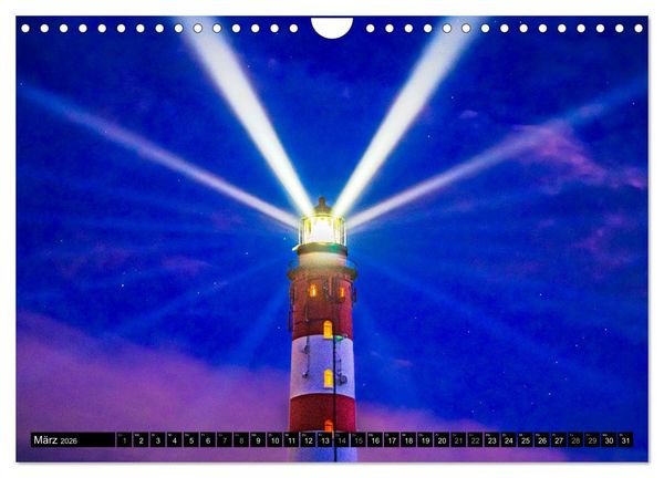 Produktbild: Einzigartige Strandansichten auf Amrum (Wandkalender 2026 DIN A4 quer), CALVENDO Monatskalender