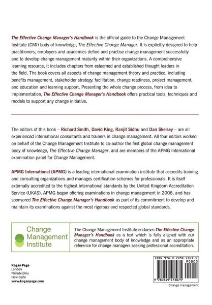 Produktbild: The Effective Change Manager's Handbook