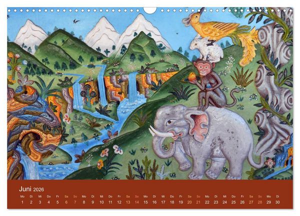 Produktbild: Buddhistische G&ouml;tter, G&ouml;tzen und D&auml;monen (Wandkalender 2026 DIN A3 quer), CALVENDO Monatskalender