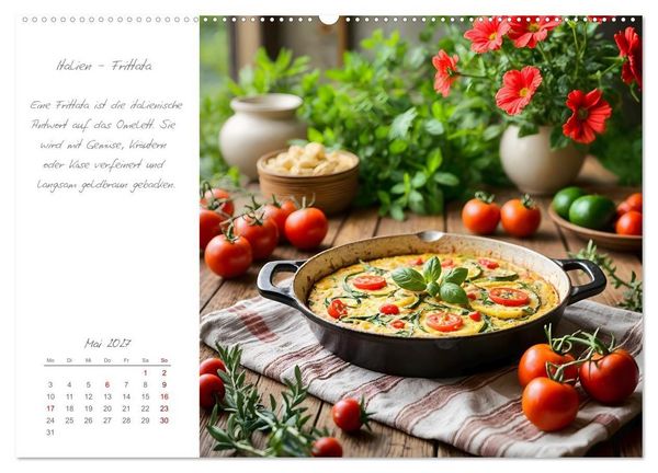 Produktbild: Eierspeisen rund um die Welt - Traditionelle Eierspeisen und ihre Geschichten (Wandkalender 2027 DIN A2 quer), CALVENDO Monatskalender
