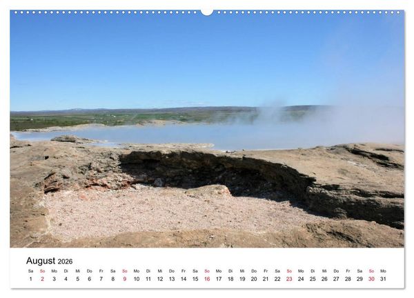 Produktbild: Der goldene Zirkel, Island (hochwertiger Premium Wandkalender 2026 DIN A2 quer), Kunstdruck in Hochglanz