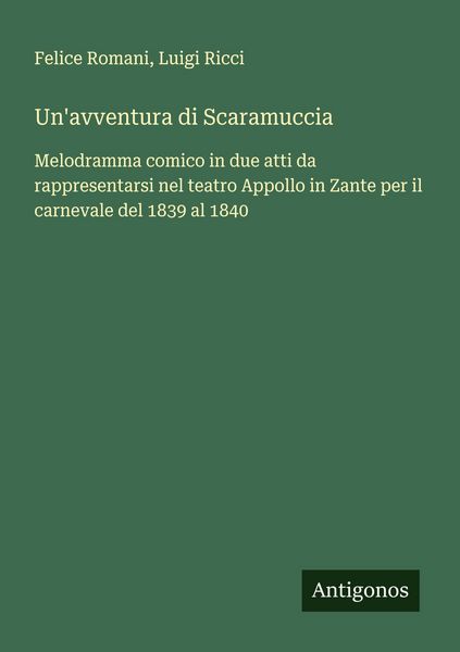 Produktbild: Un'avventura di Scaramuccia