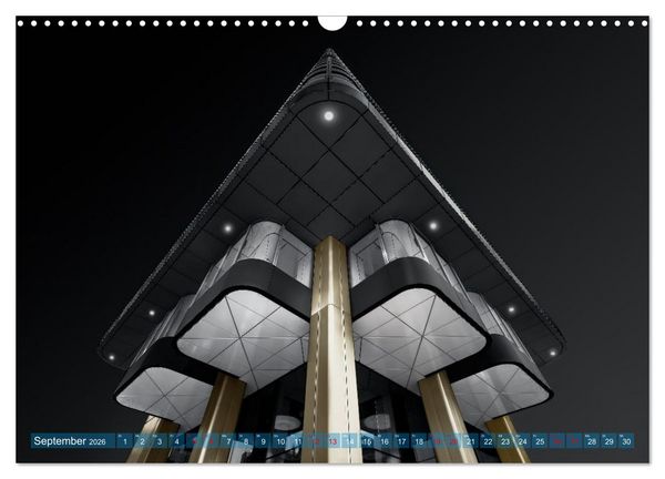 Produktbild: MAINHATTEN architektur kunst (Wandkalender 2026 DIN A3 quer), CALVENDO Monatskalender