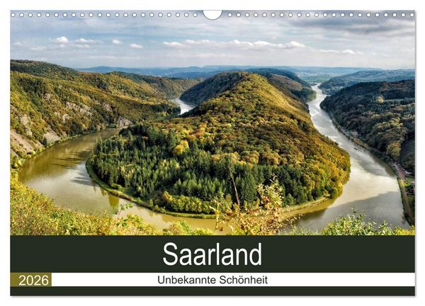 Produktbild: Saarland - unbekannte Sch&ouml;nheit (Wandkalender 2026 DIN A3 quer), CALVENDO Monatskalender