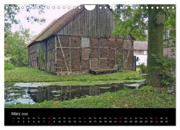 Produktbild: Wasserm&uuml;hlen an der Dahme (Wandkalender 2026 DIN A4 quer), CALVENDO Monatskalender