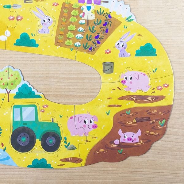 Produktbild: GOULA XXL-Puzzle Bauernhof