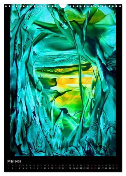 Produktbild: Wachs-Mal-ART encaustic (Wandkalender 2026 DIN A3 hoch), CALVENDO Monatskalender