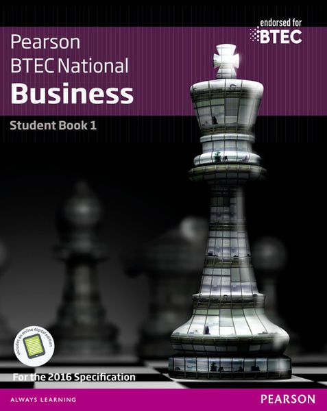 Produktbild: BTEC Nationals Business Student Book 1 + Activebook