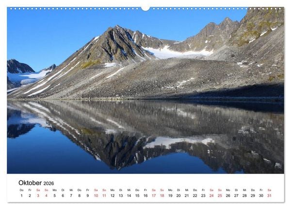 Produktbild: Svalbard 2026 (hochwertiger Premium Wandkalender 2026 DIN A2 quer), Kunstdruck in Hochglanz