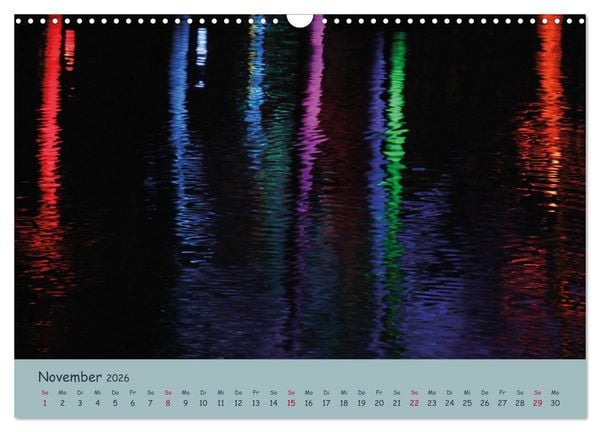 Produktbild: Leuchtfarben (Wandkalender 2026 DIN A3 quer), CALVENDO Monatskalender
