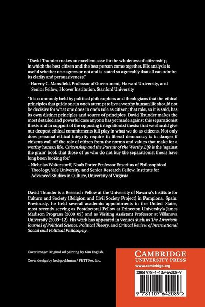 Produktbild: Citizenship and the Pursuit of the Worthy Life