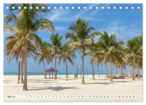 Produktbild: Oman - Zauberhafte Landschaften (Tischkalender 2026 DIN A5 quer), CALVENDO Monatskalender