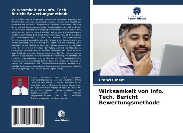 Wirksamkeit von Info. Tech. Bericht Bewertungsmethode, Taschenbuch von Francis Ihem, Verlag Unser Wissen, 9786208934576