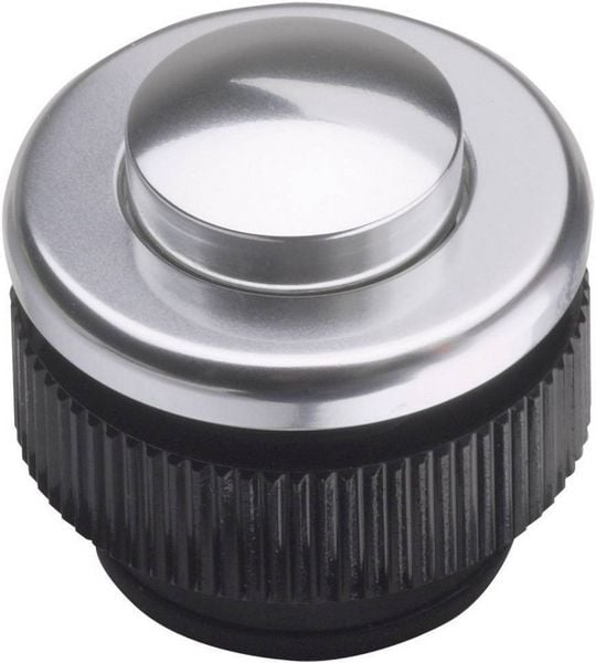 Produktbild: Grothe 62032 Klingeltaster 1fach Aluminium 12 V/1,5 A