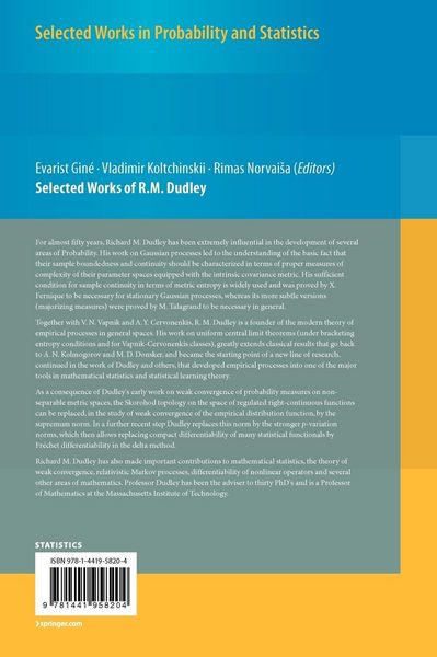 Produktbild: Selected Works of R.M. Dudley