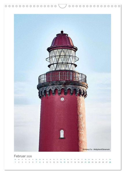 Produktbild: Leuchtt&uuml;rme an der Nordseek&uuml;ste (Wandkalender 2026 DIN A3 hoch), CALVENDO Monatskalender
