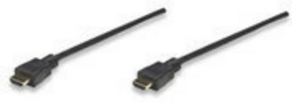 Produktbild: Manhattan HDMI Anschlusskabel HDMI-A Stecker, HDMI-A Stecker 10.00 m Schwarz 322539-CG 4K UHD HDMI-Kabel