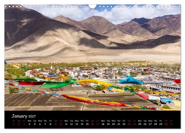 Produktbild: Tibet Land of Legends (Wall Calendar 2027 DIN A3 landscape), CALVENDO 12 Month Wall Calendar