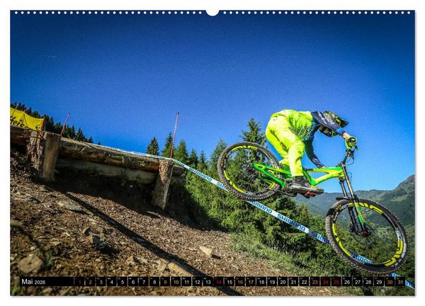 Produktbild: Downhill Racing (hochwertiger Premium Wandkalender 2026 DIN A2 quer), Kunstdruck in Hochglanz
