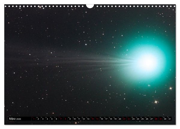 Produktbild: Farbiges Weltall (Wandkalender 2026 DIN A3 quer), CALVENDO Monatskalender