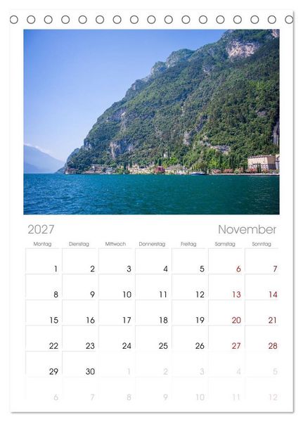 Produktbild: Tischplaner 2027 - Riva del Garda - Am Gardasee ganz im Norden (A5 Tischkalender zum Aufstellen) CALVENDO