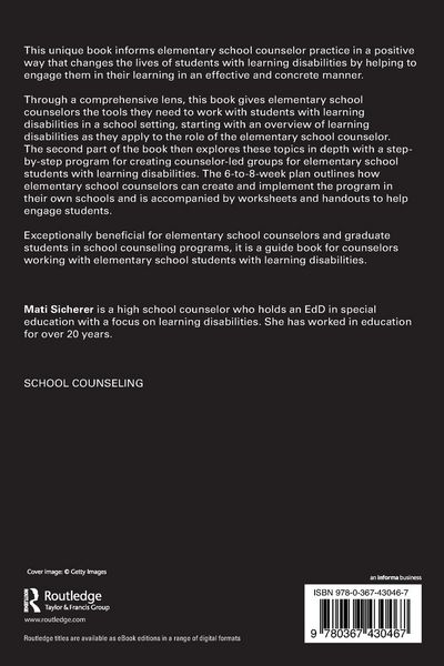 Produktbild: The Elementary School Counselor's Guide to Supporting Students with Learning Disabilities