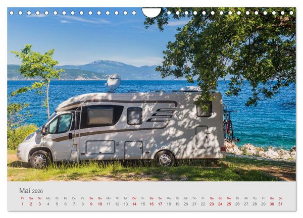 Produktbild: Abenteuer Camping in Kroatien (Wandkalender 2026 DIN A4 quer), CALVENDO Monatskalender