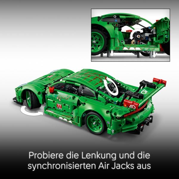 Produktbild: LEGO Technic 42224 Porsche 911 GT3 R REXY AO Racing Rennwagen, Spielzeug