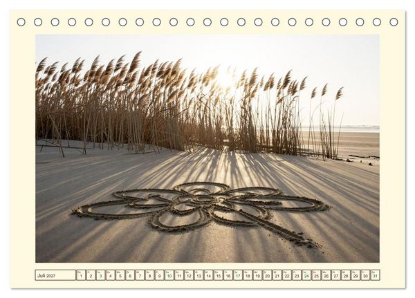 Produktbild: Gestaltete Stille - Wo die Natur zur Skulptur wird (Tischkalender 2027 DIN A5 quer), CALVENDO Monatskalender