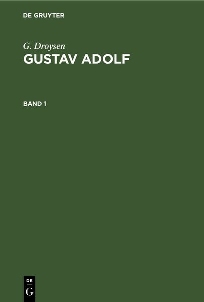 Produktbild: Gustav Adolf. Band 1