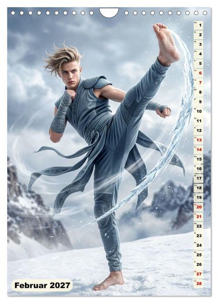 Produktbild: Die Kunst des Kampfes (Wandkalender 2027 DIN A4 hoch), CALVENDO Monatskalender