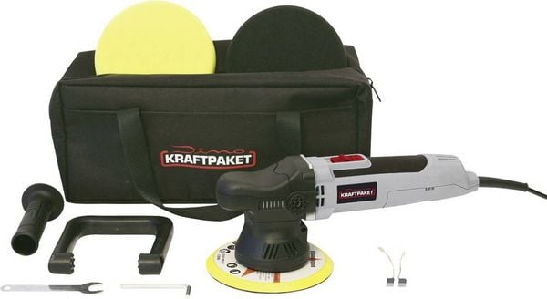 DINO KRAFTPAKET 640220 Exzenterpoliermaschine 230V 650W 1600 - 6400 U/min 16mm